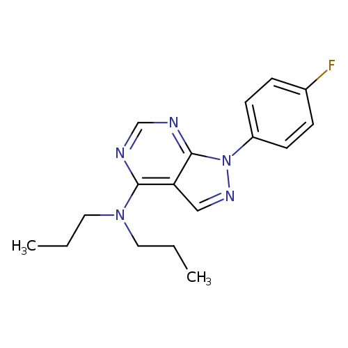 1-(4-fluorophenyl)-N,N-dipropyl-1H-pyrazolo[3,4-d]pyrimidin-4-amine