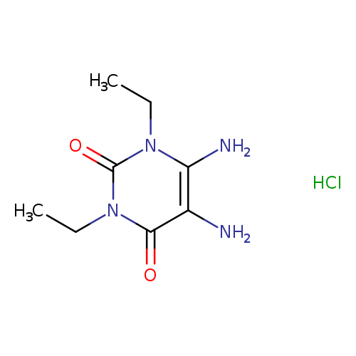2,4(1H,3H)-Pyrimidinedione, 5,6-diamino-1,3-diethyl-, hydrochloride (1:1)
