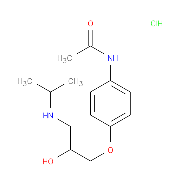 N-[4-[2-hydroxy-3-[(1-methylethyl)amino]propoxy]phenyl]acetamide monohydrochloride