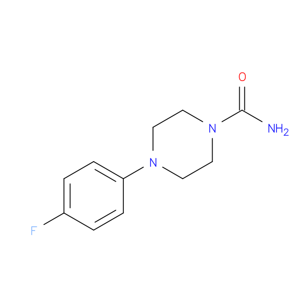 4-(4-fluorophenyl)piperazine-1-carboxamide