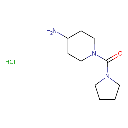 1-(Pyrrolidin-1-ylcarbonyl)piperidin-4-amine hydrochloride