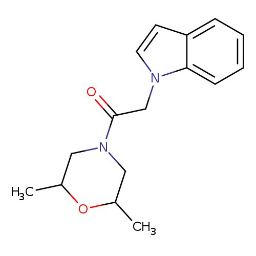 1-[2-(2,6-Dimethylmorpholin-4-yl)-2-oxoethyl]-1H-indole