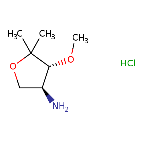 rac-(3R,4S)-4-methoxy-5,5-dimethyloxolan-3-aminehydrochloride,trans
