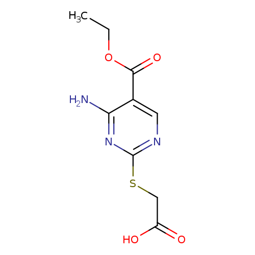 2-((4-Amino-5-(ethoxycarbonyl)pyrimidin-2-yl)thio)acetic acid