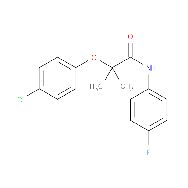 Propanamide, 2-(4-chlorophenoxy)-N-(4-fluorophenyl)-2-methyl-