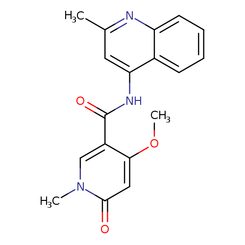 4-methoxy-1-methyl-N-(2-methylquinolin-4-yl)-6-oxo-1,6-dihydropyridine-3-carboxamide