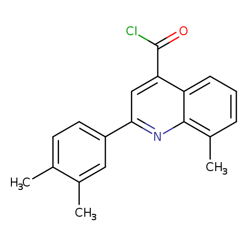 2-(3,4-Dimethylphenyl)-8-methylquinoline-4-carbonyl chloride
