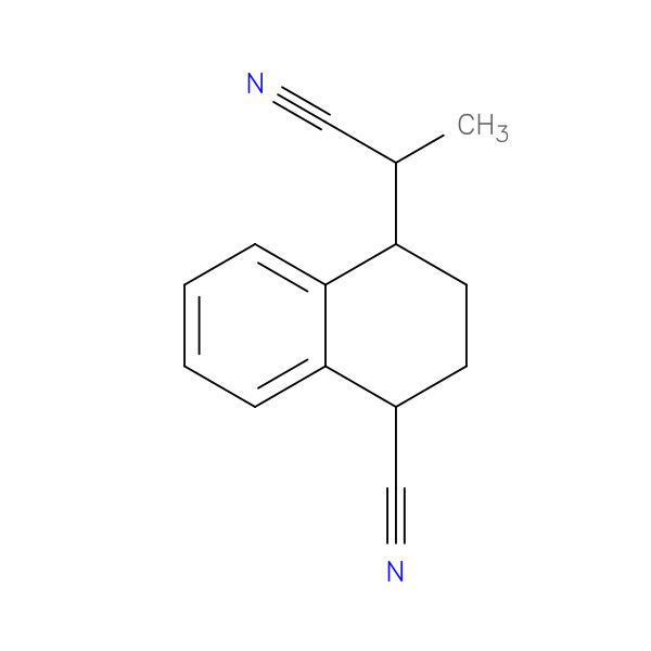 4-(1-Cyanoethyl)-1,2,3,4-tetrahydronaphthalene-1-carbonitrile