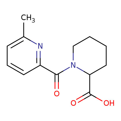 1-(6-methylpyridine-2-carbonyl)piperidine-2-carboxylic acid