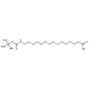 5,8,11,14-Tetraoxa-2-azaheptadecanedioic acid 1-(1,1-dimethylethyl) ester