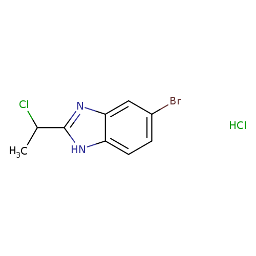 5-Bromo-2-(1-chloroethyl)-1h-1,3-benzodiazole hydrochloride