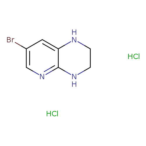 7-bromo-1H,2H,3H,4H-pyrido[2,3-b]pyrazine dihydrochloride