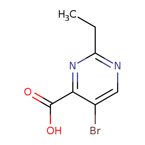 4-PyriMidinecarboxylic acid, 5-broMo-2-ethyl-
