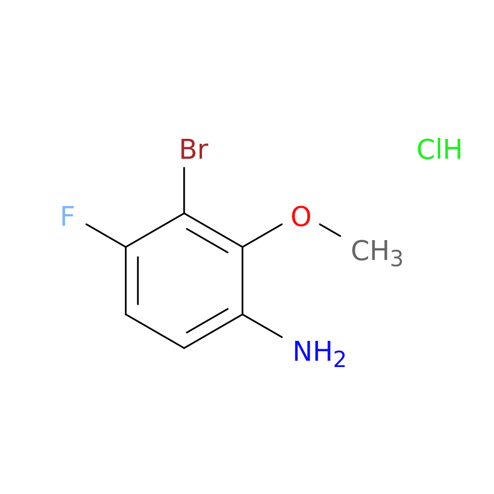 3-bromo-4-fluoro-2-methoxyaniline hydrochloride