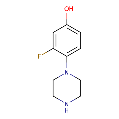3-fluoro-4-(piperazin-1-yl)phenolHClsalt