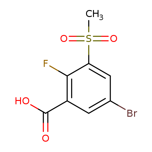 5-Bromo-2-fluoro-3-methanesulfonylbenzoic acid