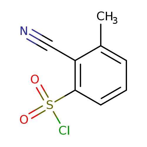 2-cyano-3-methylbenzene-1-sulfonyl chloride