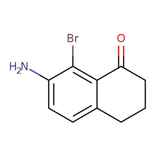 7-Amino-8-bromo-3,4-dihydronaphthalen-1(2H)-one