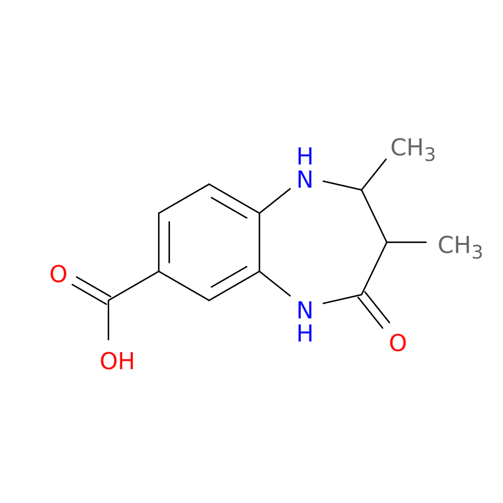 2,3-dimethyl-4-oxo-2,3,4,5-tetrahydro-1H-1,5-benzodiazepine-7-carboxylic acid