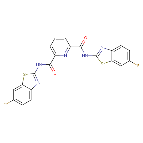 N2,N6-bis(6-fluoro-1,3-benzothiazol-2-yl)pyridine-2,6-dicarboxamide