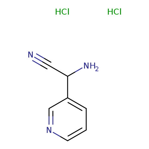 2-amino-2-(pyridin-3-yl)acetonitrile dihydrochloride