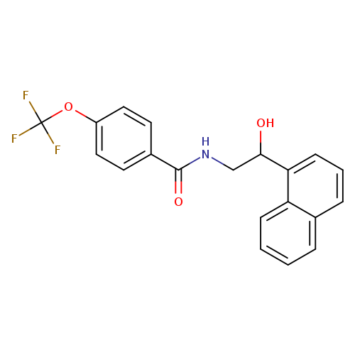 N-[2-hydroxy-2-(naphthalen-1-yl)ethyl]-4-(trifluoromethoxy)benzamide