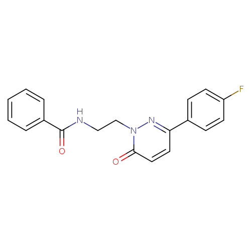 N-{2-[3-(4-fluorophenyl)-6-oxo-1,6-dihydropyridazin-1-yl]ethyl}benzamide