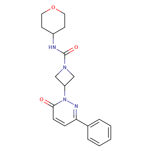 N-(oxan-4-yl)-3-(6-oxo-3-phenyl-1,6-dihydropyridazin-1-yl)azetidine-1-carboxamide