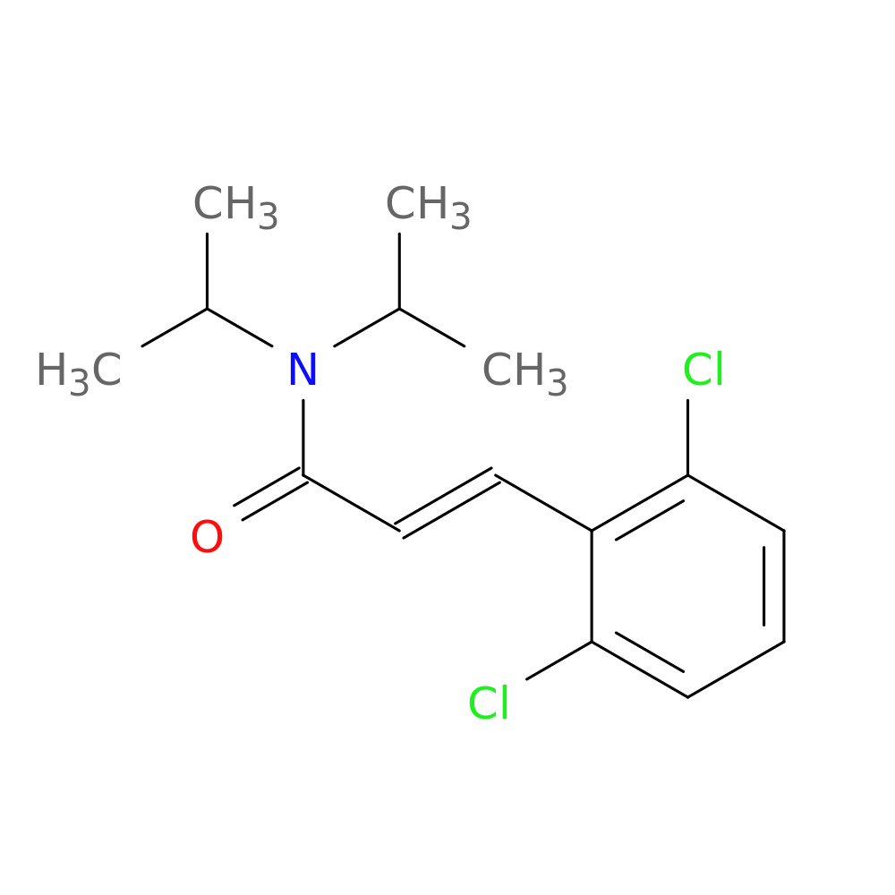 (2E)-3-(2,6-dichlorophenyl)-N,N-bis(propan-2-yl)prop-2-enamide