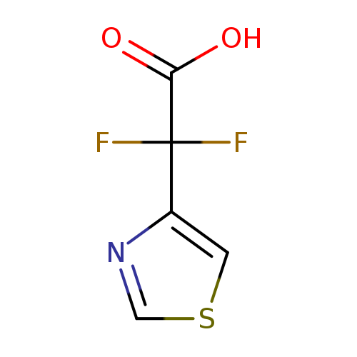 2,2-difluoro-2-(1,3-thiazol-4-yl)acetic acid