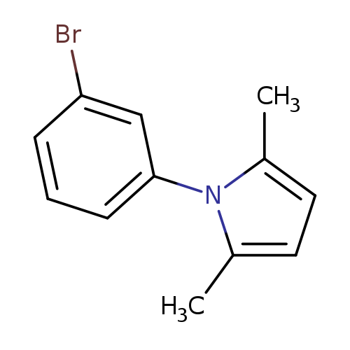 1H-Pyrrole, 1-(3-bromophenyl)-2,5-dimethyl-