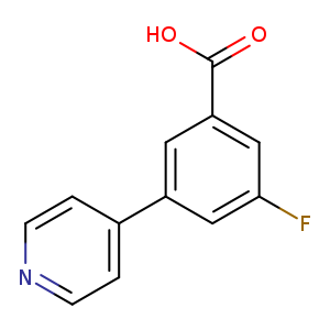 3-fluoro-5-(pyridin-4-yl)benzoicacid