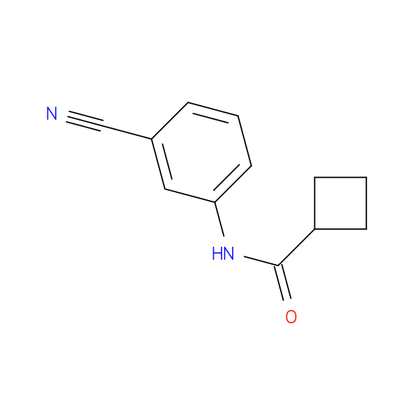 N-(3-cyanophenyl)cyclobutanecarboxamide