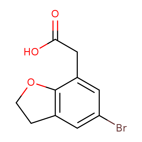2-(5-bromo-2,3-dihydro-1-benzofuran-7-yl)acetic acid