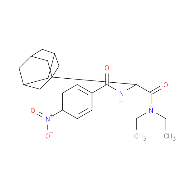 2-(adamantan-1-yl)-N,N-diethyl-2-[(4-nitrophenyl)formamido]acetamide