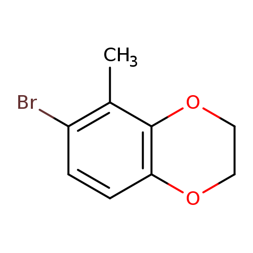 1,4-Benzodioxin, 6-bromo-2,3-dihydro-5-methyl-