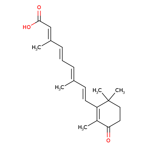 (2E,4E,6E,8E)-3,7-dimethyl-9-(2,6,6-trimethyl-3-oxo-1-cyclohexenyl)nona-2,4,6,8-tetraenoic acid