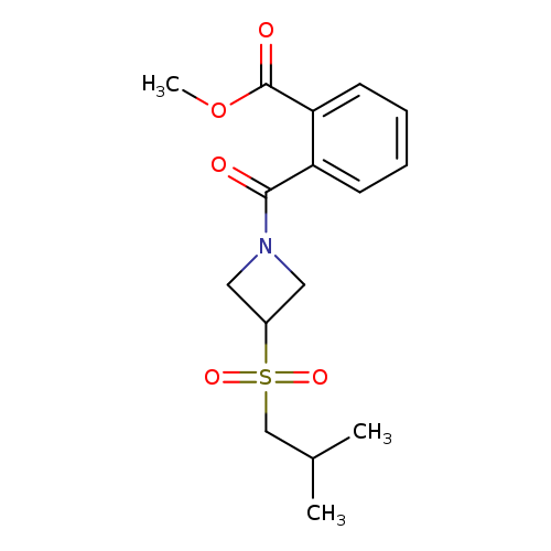 methyl 2-[3-(2-methylpropanesulfonyl)azetidine-1-carbonyl]benzoate