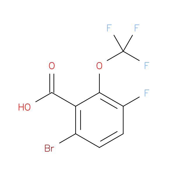 6-bromo-3-fluoro-2-(trifluoromethoxy)benzoic acid