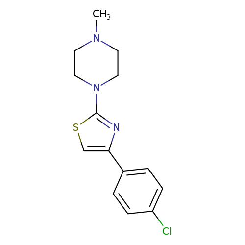 1-[4-(4-chlorophenyl)-1,3-thiazol-2-yl]-4-methylpiperazine