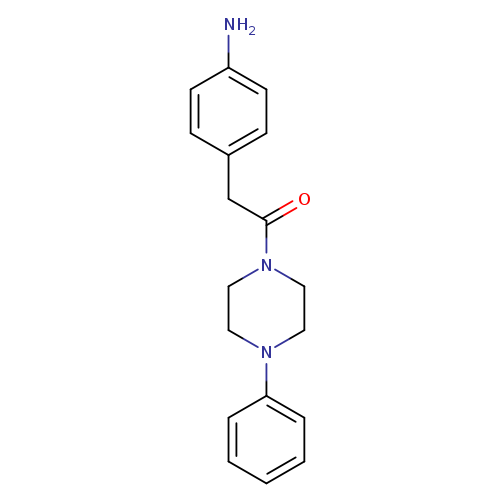 2-(4-aminophenyl)-1-(4-phenylpiperazin-1-yl)ethan-1-one