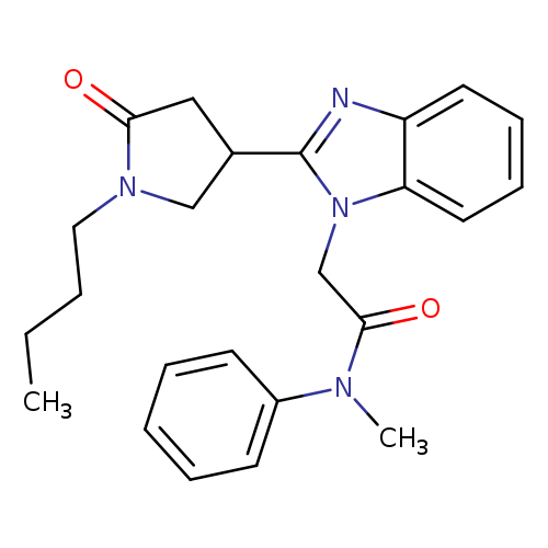 2-[2-(1-butyl-5-oxopyrrolidin-3-yl)-1H-1,3-benzodiazol-1-yl]-N-methyl-N-phenylacetamide