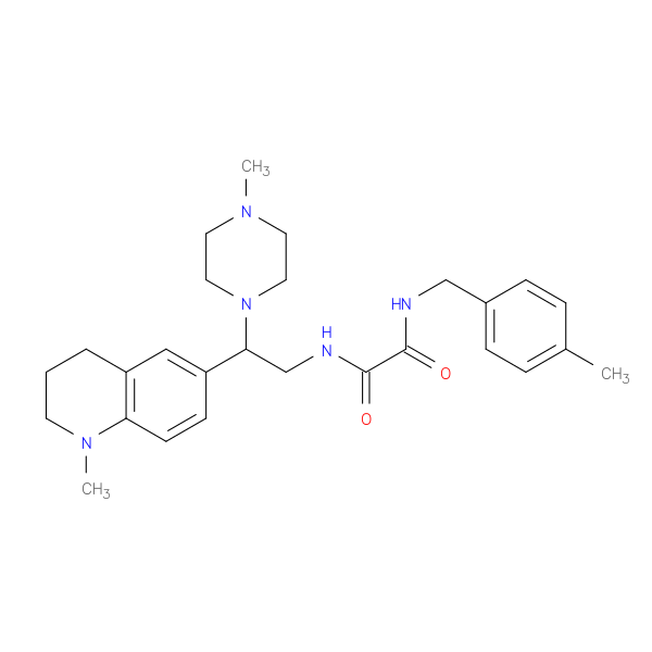 N-[2-(1-methyl-1,2,3,4-tetrahydroquinolin-6-yl)-2-(4-methylpiperazin-1-yl)ethyl]-N'-[(4-methylphenyl)methyl]ethanediamide