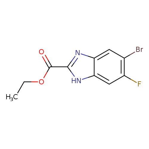 ethyl 5-bromo-6-fluoro-1H-1,3-benzodiazole-2-carboxylate
