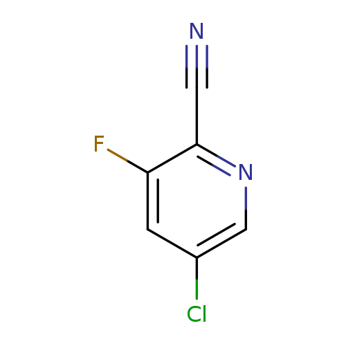 2-Pyridinecarbonitrile, 5-chloro-3-fluoro-