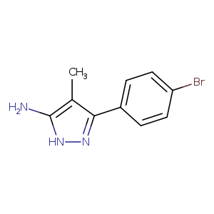 3-(4-bromophenyl)-4-methyl-1H-pyrazol-5-amine