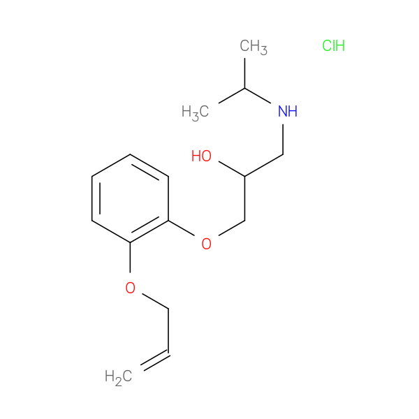 1-(2-Allyloxyphenoxy)-2-hydroxy-3-isopropylaminopropane hydrochloride