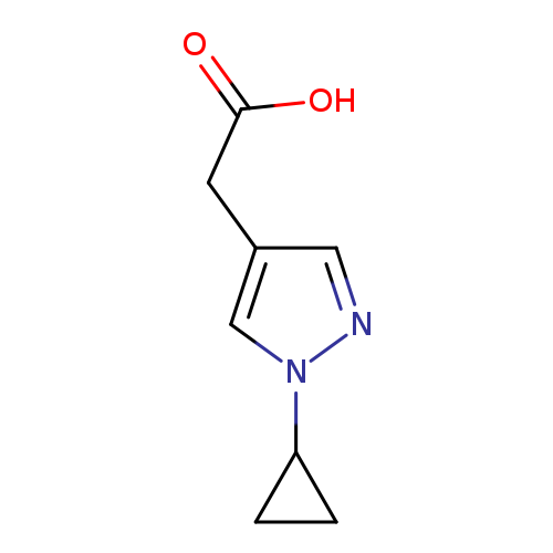 2-(1-cyclopropyl-1H-pyrazol-4-yl)acetic acid