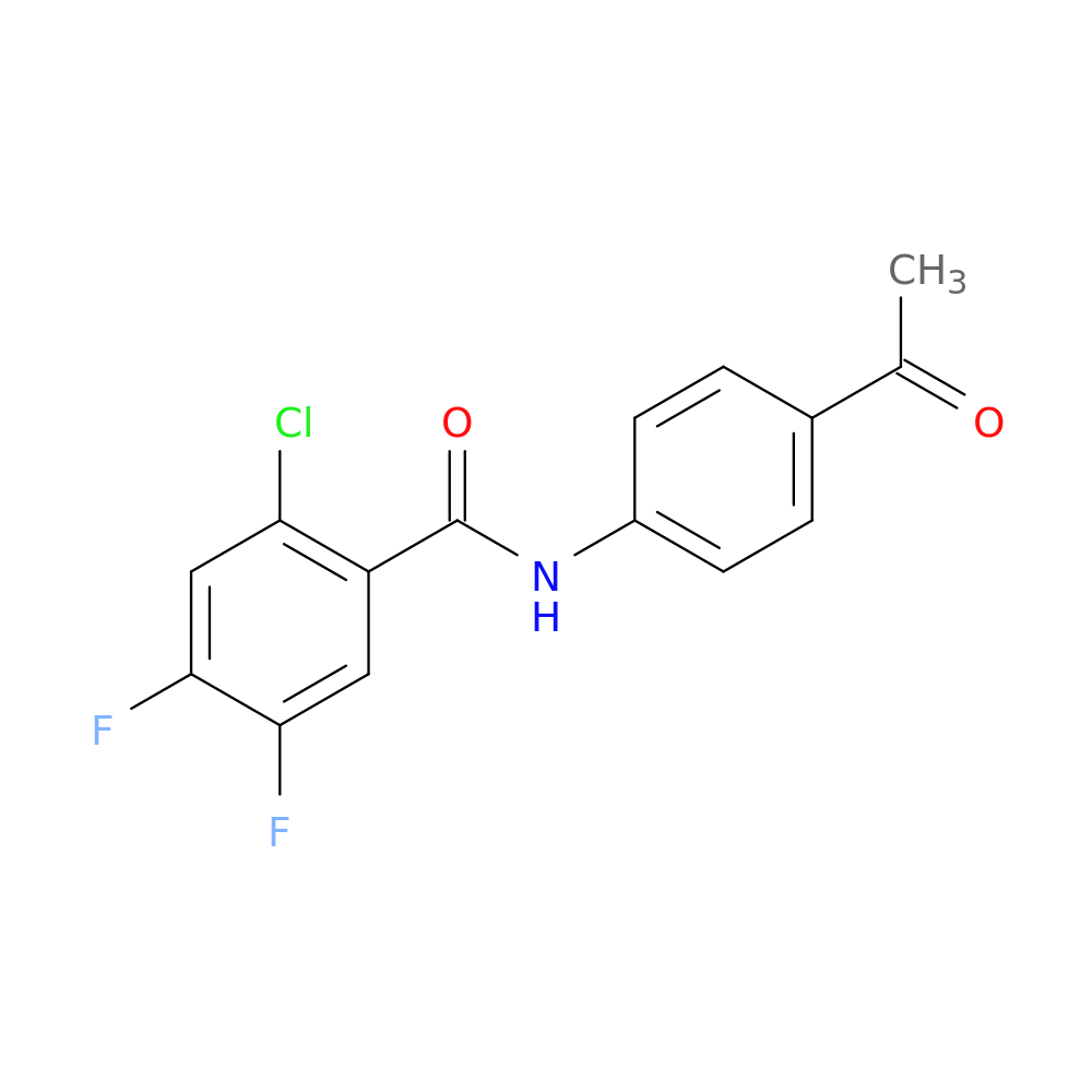 N-(4-acetylphenyl)-2-chloro-4,5-difluorobenzamide