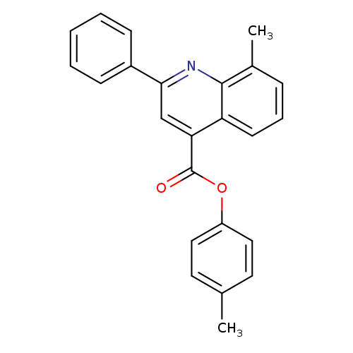 4-methylphenyl 8-methyl-2-phenyl-4-quinolinecarboxylate